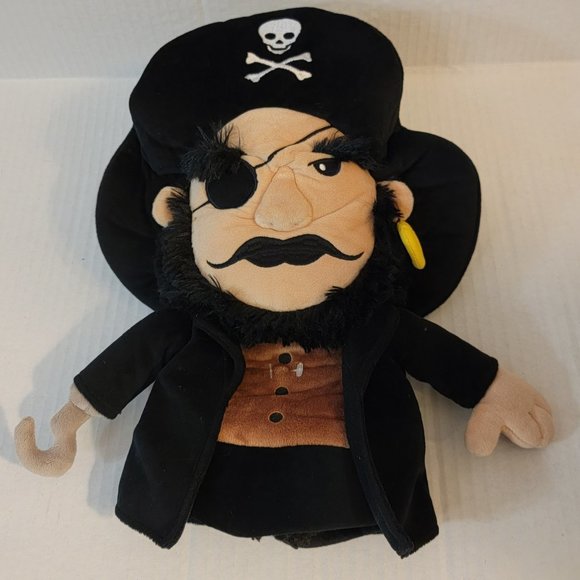 Daphne Pirate Puppet Figure Plush Stuffed Learning Education Toy Eye Patch 14” - Picture 1 of 8